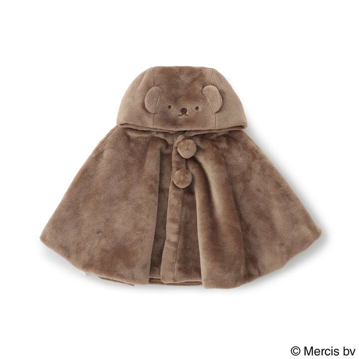 [D Bruna] Ear Cape,Off white, medium image number 5