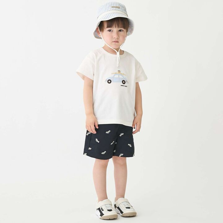 Embroidered Pattern Half Pants,, medium