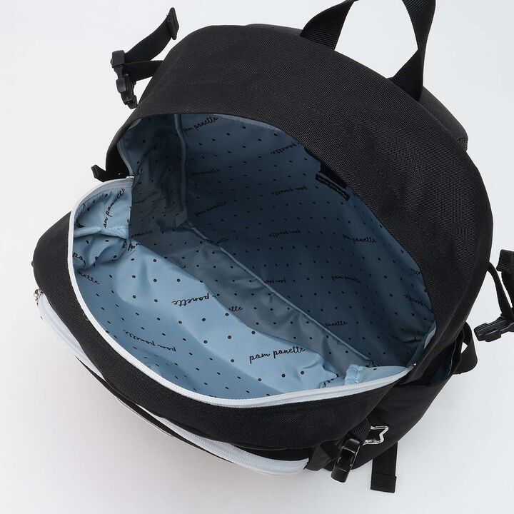 Casual Backpack with Charm,Black, medium image number 12