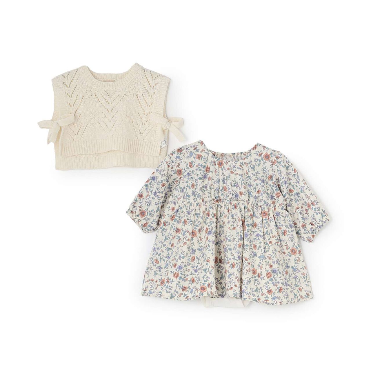 Link Outfit Set with Vest,Brown, large image number 4