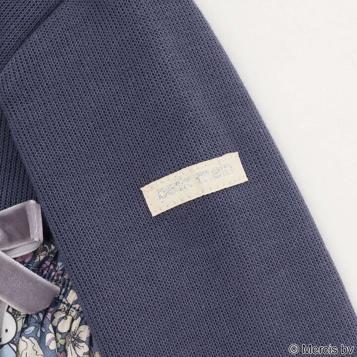 [Miffy] Floral Pattern Docking Tunic,Navy, medium image number 9