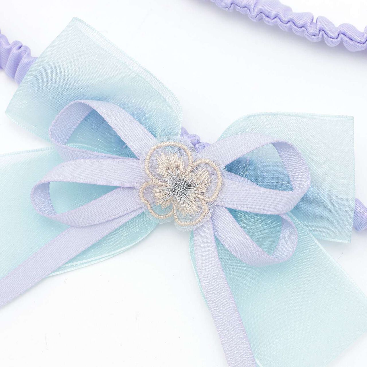 Motif Ribbon Headband,Lilac, large image number 3