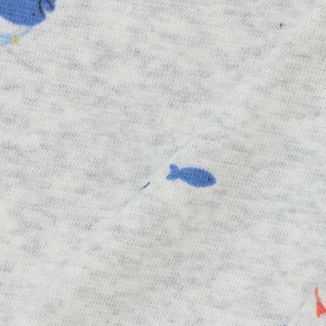 [Cool Touch] Marine Life 3/4 Leggings,Light blue, large image number 21