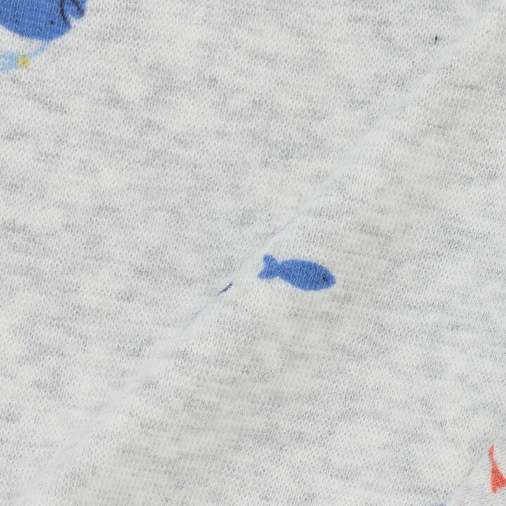 [Cool Touch] Marine Life 3/4 Leggings,Light blue, medium image number 21