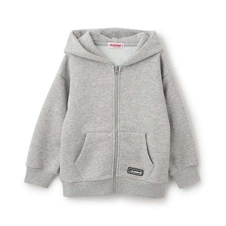 Anti-Stain Finish Silicone Patch Zip-Up Parka,Black, medium image number 7