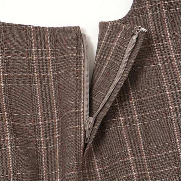 Twin Ribbon Jumper Skirt,Charcoal gray, medium image number 17