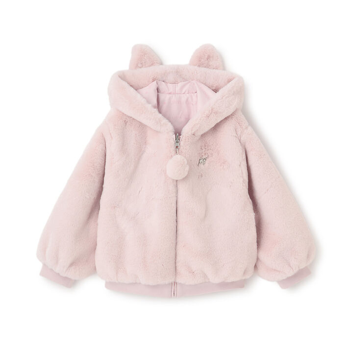 Reversible Faux Fur Bomber Jacket,, medium