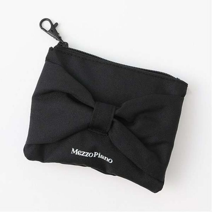 3 WAY Boston Bag with Ribbon Pouch,Black, medium image number 7