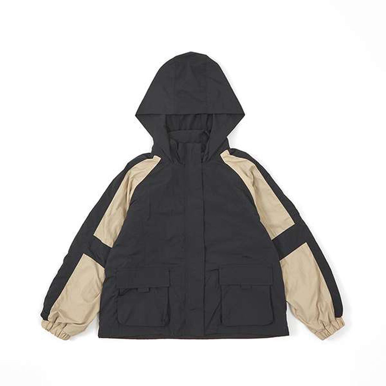Troislapins Bi-Color Mountain Parka (140-160),Black, large image number 12