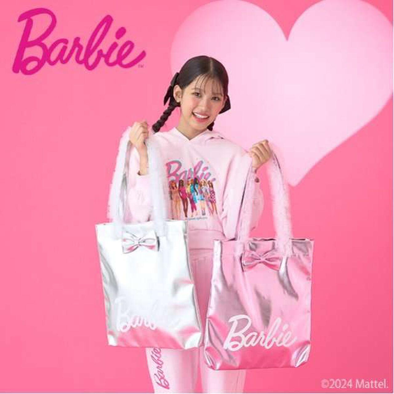 Barbie / Sparkling Tote,Silver, large image number 10