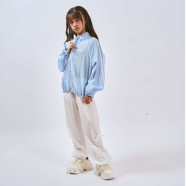 [UV Protection] [Cooling Solution] Sheer Bomber Jacket,Sax blue, medium image number 10