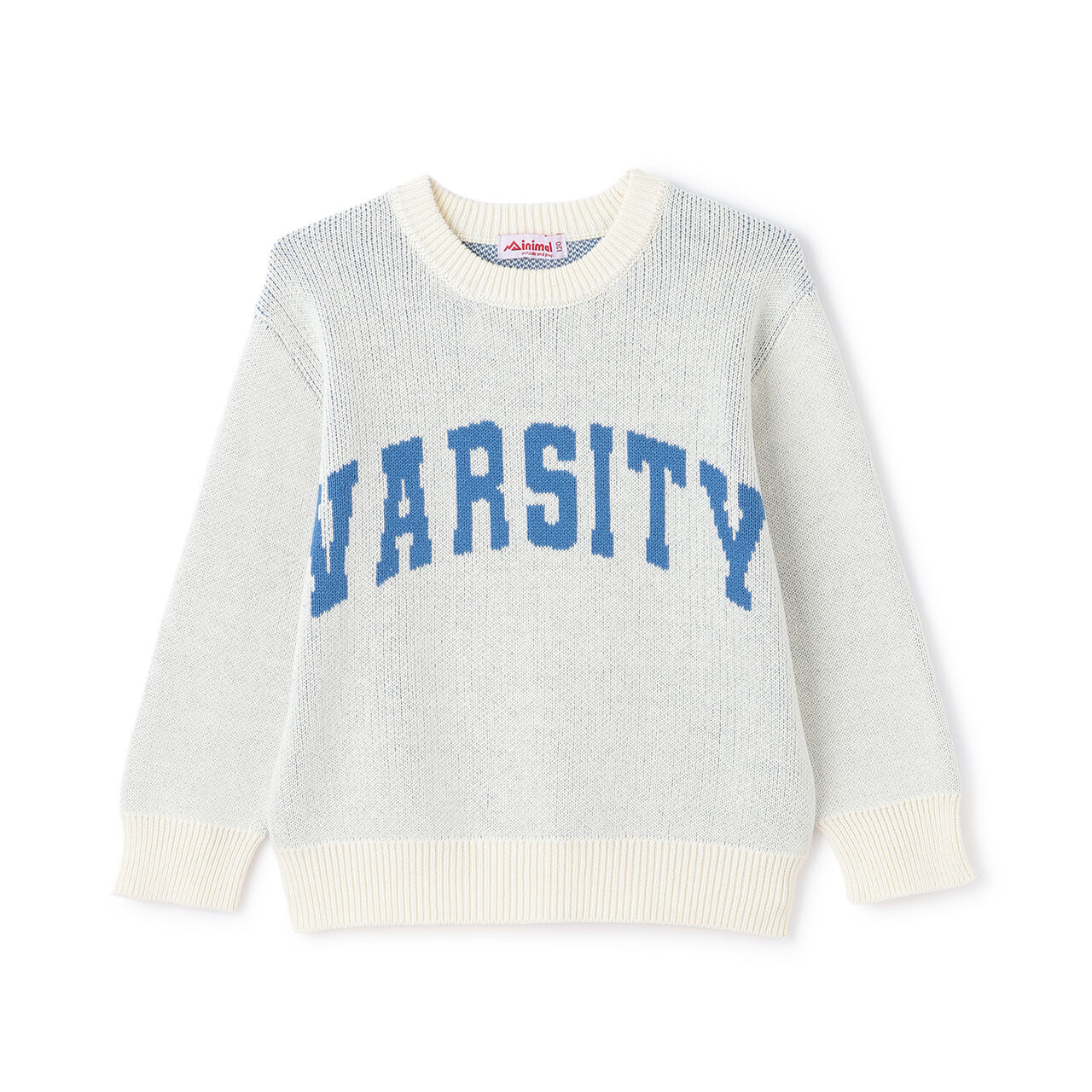 [Machine Washable] Logo Knitwear,Off white, large image number 8