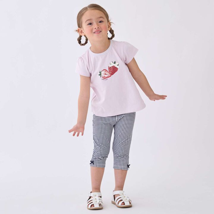 Affordable Girls Short Sleeve T-Shirt,Off white, medium image number 6