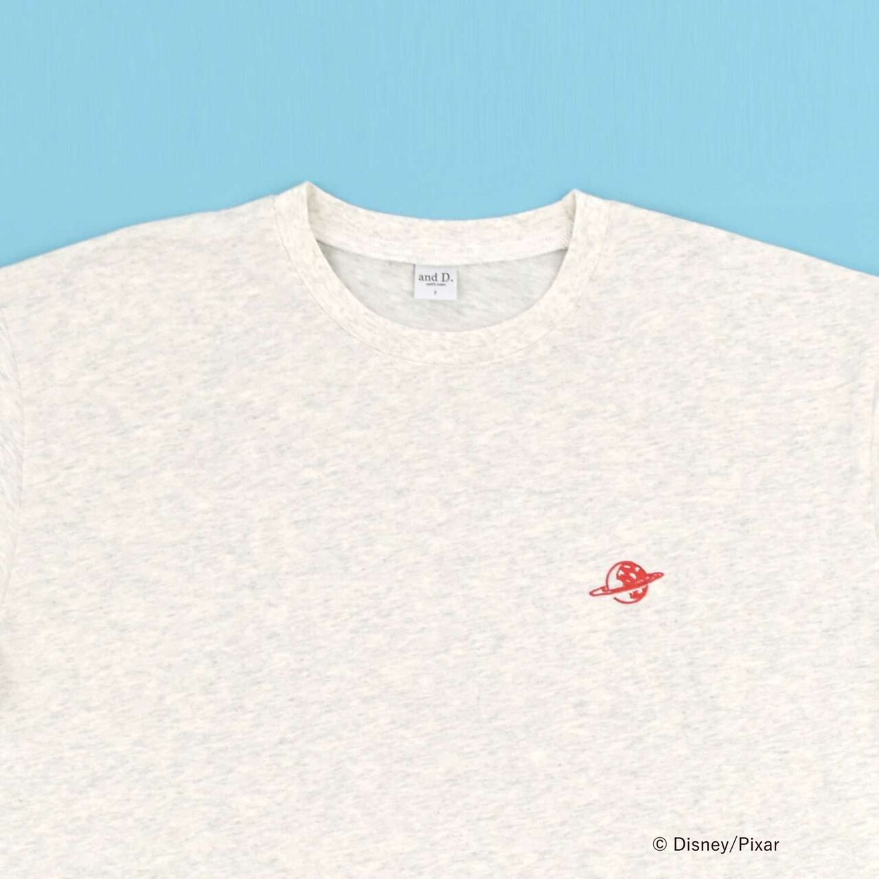[DISNEY/PIXAR/TOY STORY] DAD 玩具總動員外星人寬版短袖T恤,牛奶白, large image number 8