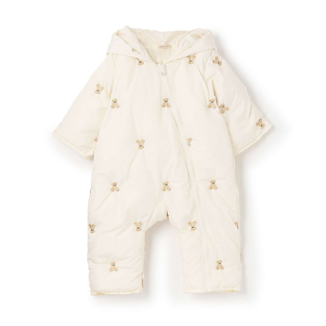 Assorted Embroidered Padded Jumpsuit,Ivory, large image number 2