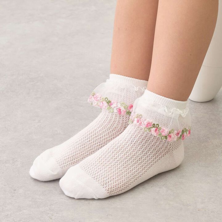 Flower Tulle Socks,, medium