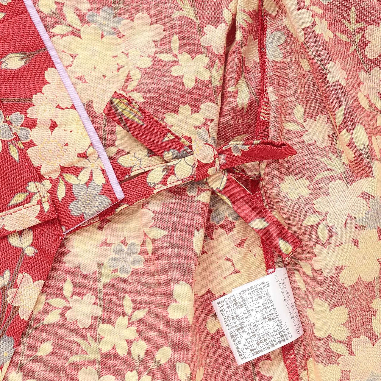 Girls Hakama Set [Made in Japan],Red, large image number 4