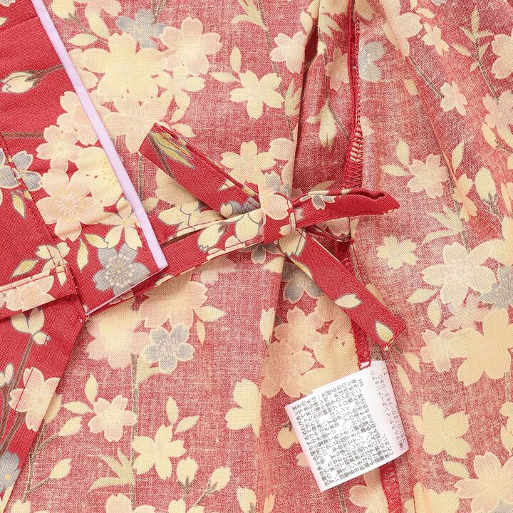 Girls Hakama Set [Made in Japan],Red, medium image number 4