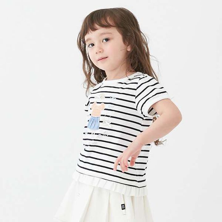 Cool Touch Bear Embroidered T-Shirt,Navy, medium image number 1