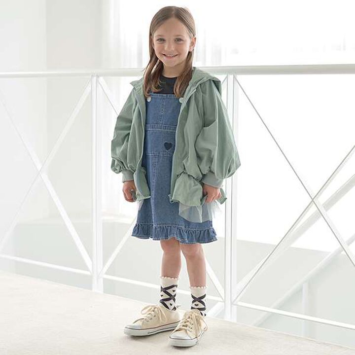 Peplum Silhouette Windbreaker,Black, medium image number 4