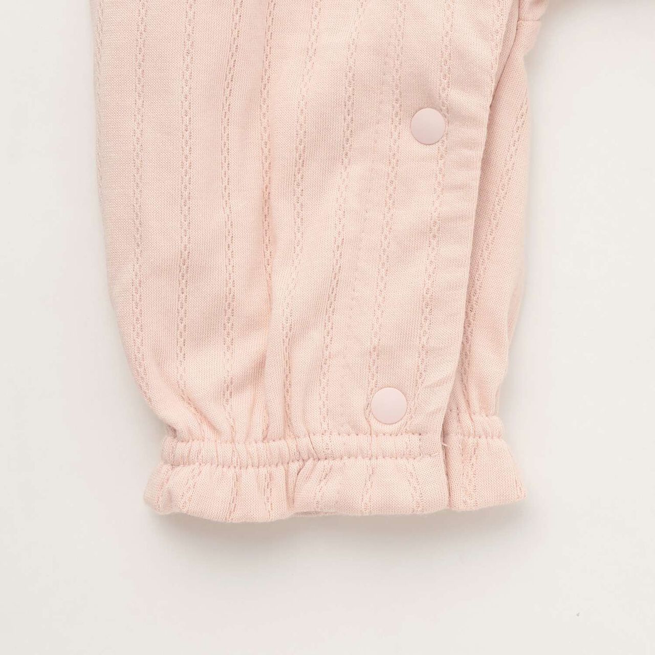 Scallop Trim Collar Coverall,Lilac, large image number 7