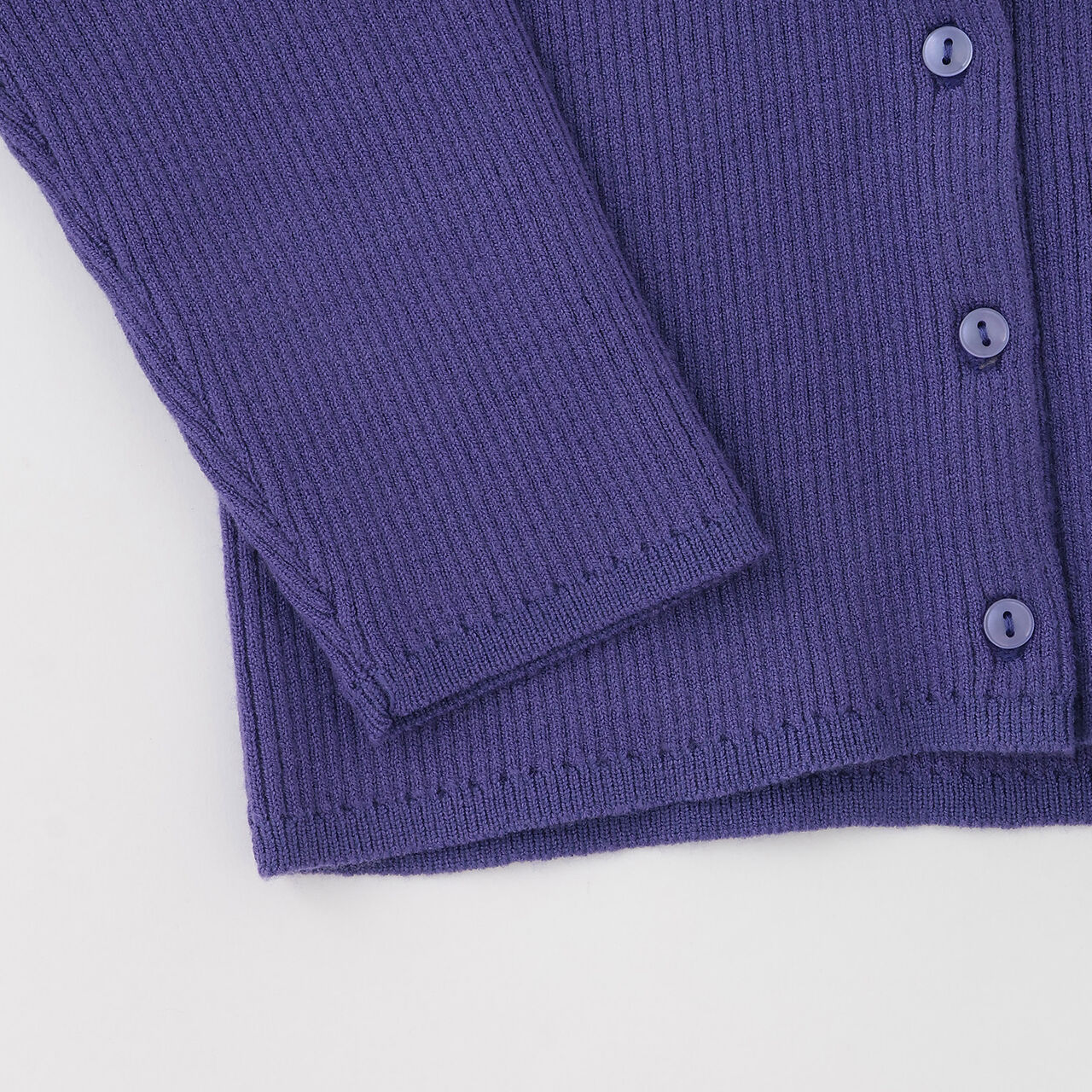 Link Collar Knit Cardigan,Top gray, large image number 10