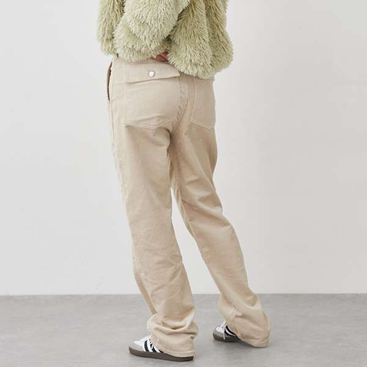 [LADIES] Corduroy Pants,Green, large image number 5