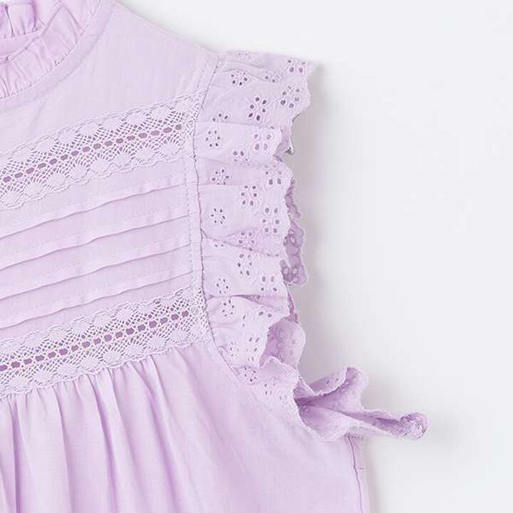 [Link] Overlay Lace Tunic,Off white, medium image number 3