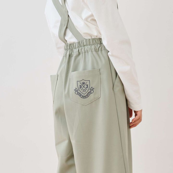 Suspender Wide Pants,Gray, medium image number 14