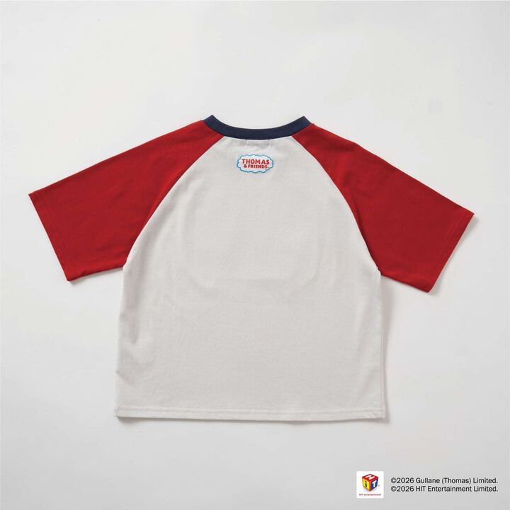 [Thomas the Tank Engine] Raglan Short Sleeve T-Shirt,Red, medium image number 6