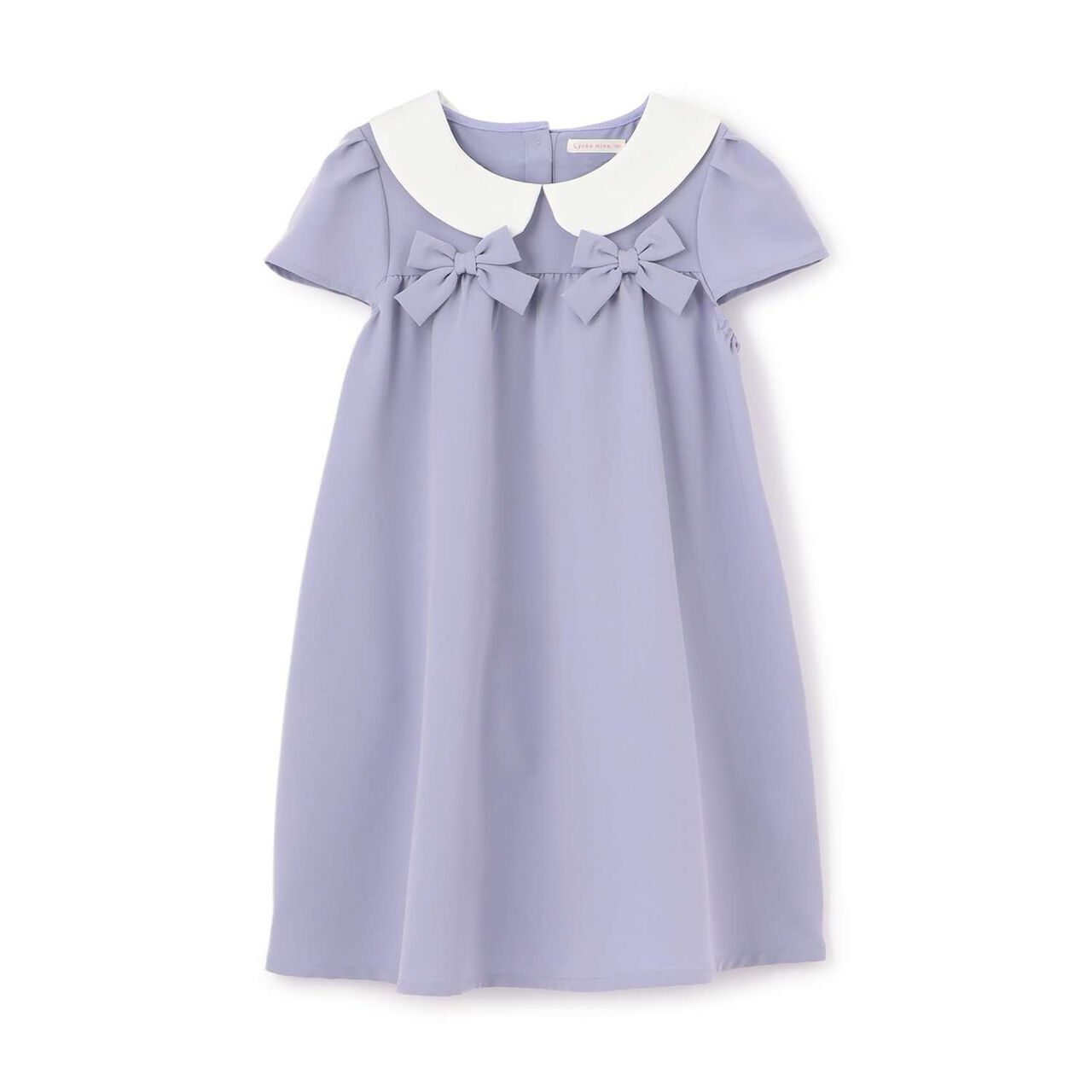 [Occasion] [School-Ready] Round Collar One-Piece Dress,Black, large image number 2