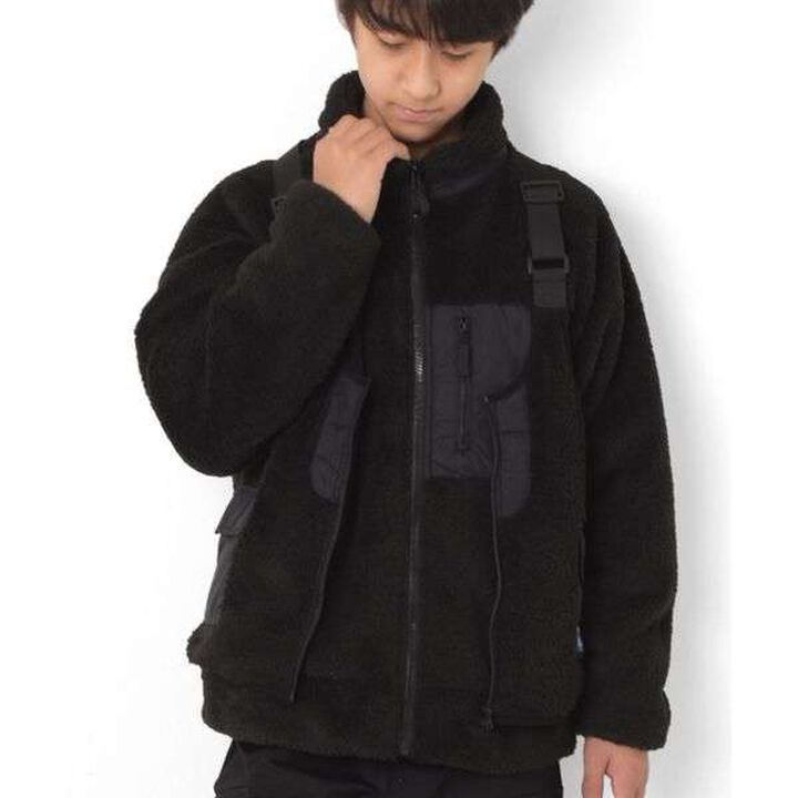 [Penfield] Boa Vest,Black, medium image number 0