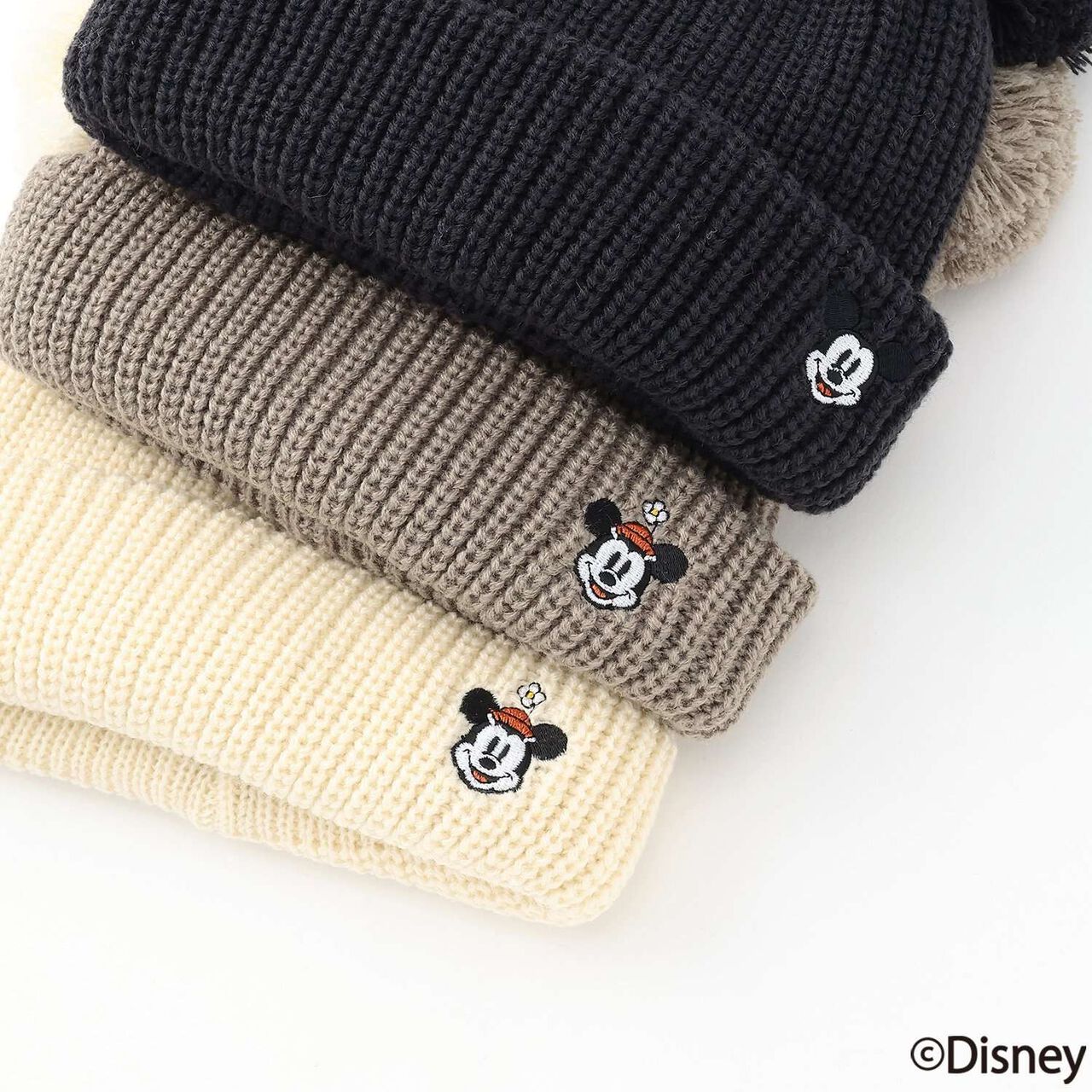 [Disney] W Banten Beanie,Black, large image number 5