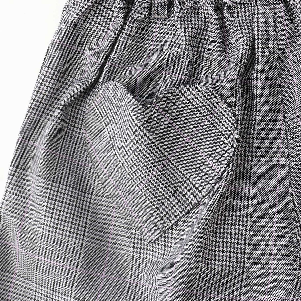 [Restock] Glen Check Shorts with Bear Charm,Black, large image number 6