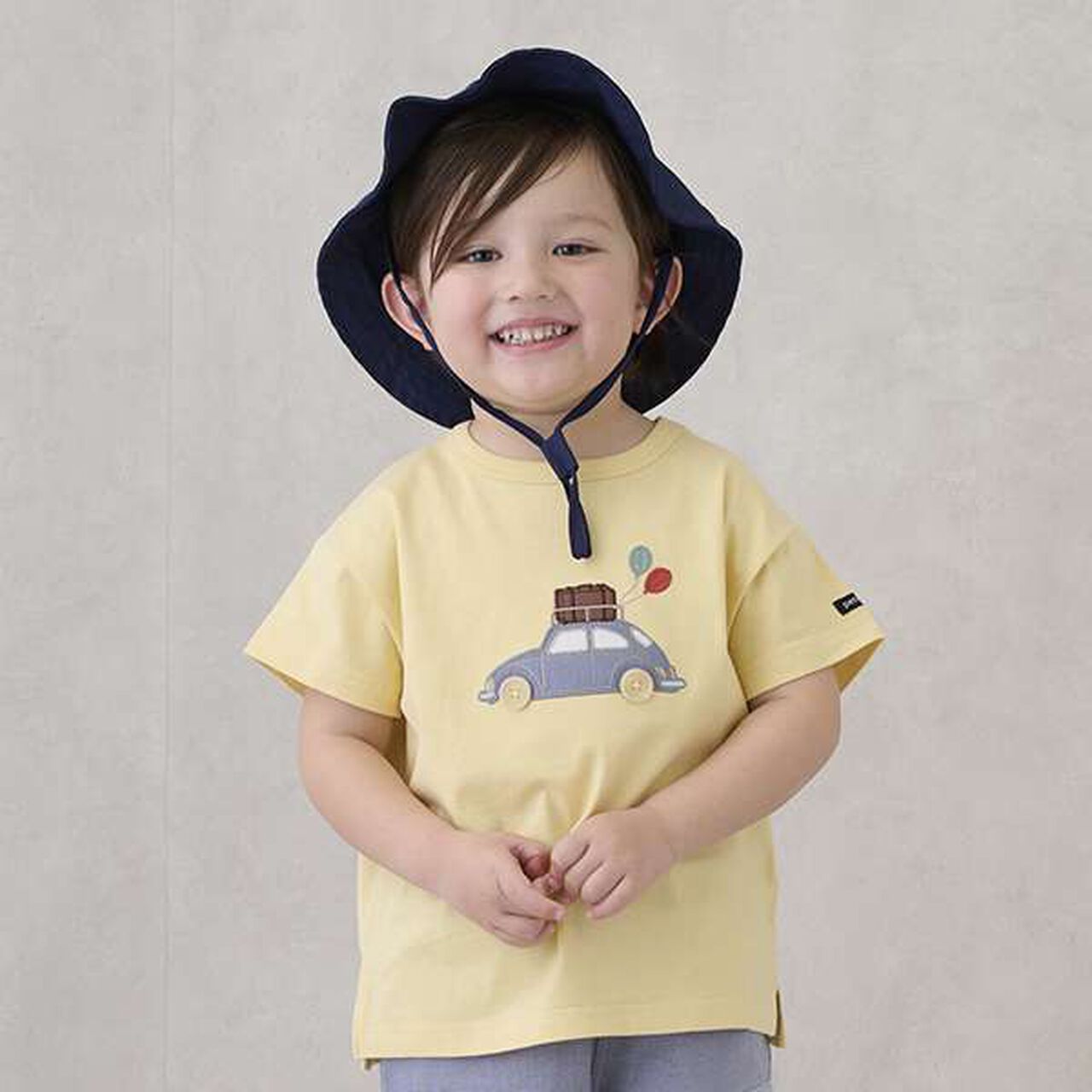 Appliqu&eacute; Car Pony Short Sleeve T-Shirt,Smoke white, large image number 23