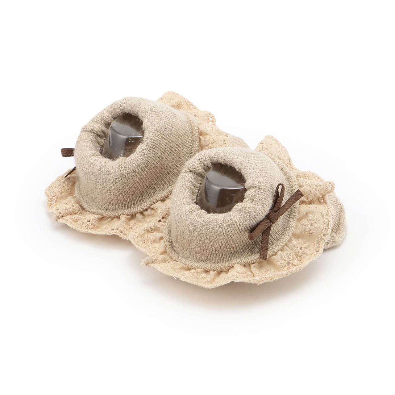 Folded Frill Cup Socks,Light pink, large image number 1