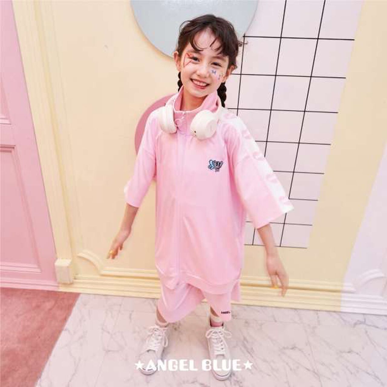 [ANGEL BLUE] Junior Mr. Nakamura Short-Sleeve Jersey,Pink, large image number 12