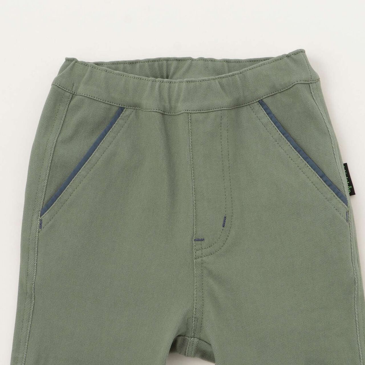 Dinosaur and Volcano Long-Length Tapered Pants,Mustard, large image number 2