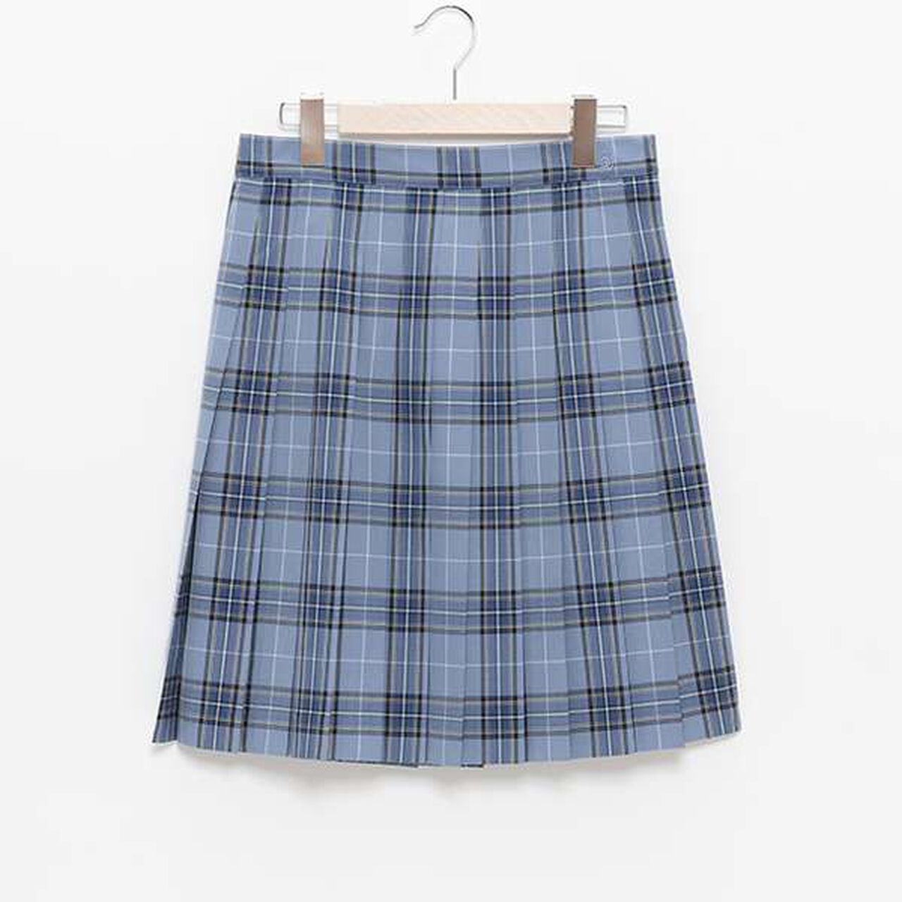 50cm Length 24-Piece Check Pleats Check Skirt,Beige, large image number 4