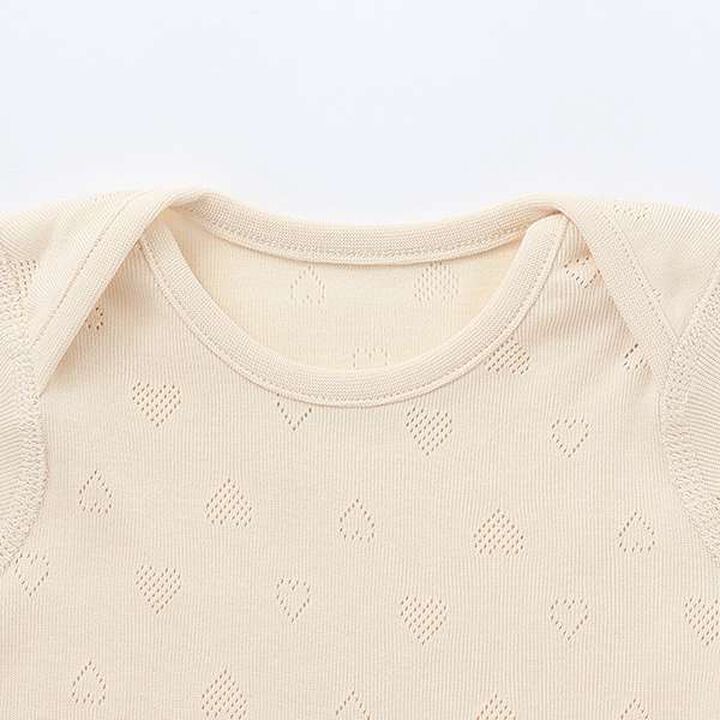 [Weak Acidity] Short-Sleeve Bodysuit,Pink, medium image number 2