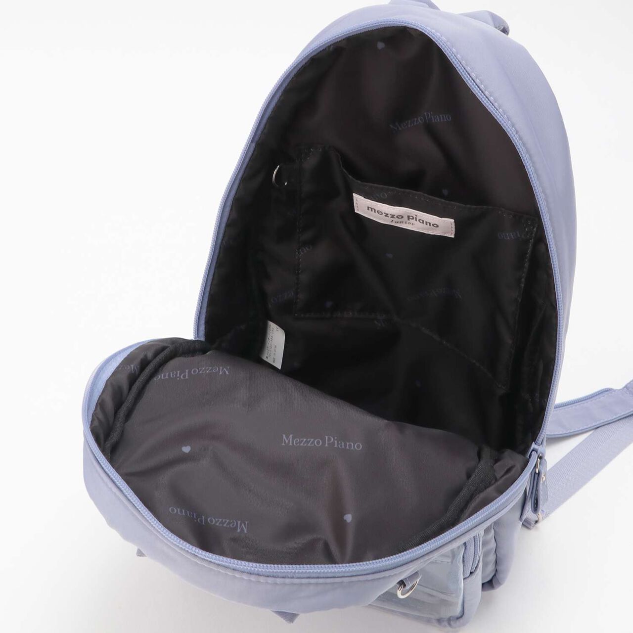 Lace-Up Ribbon Sling Bag,Black, large image number 22