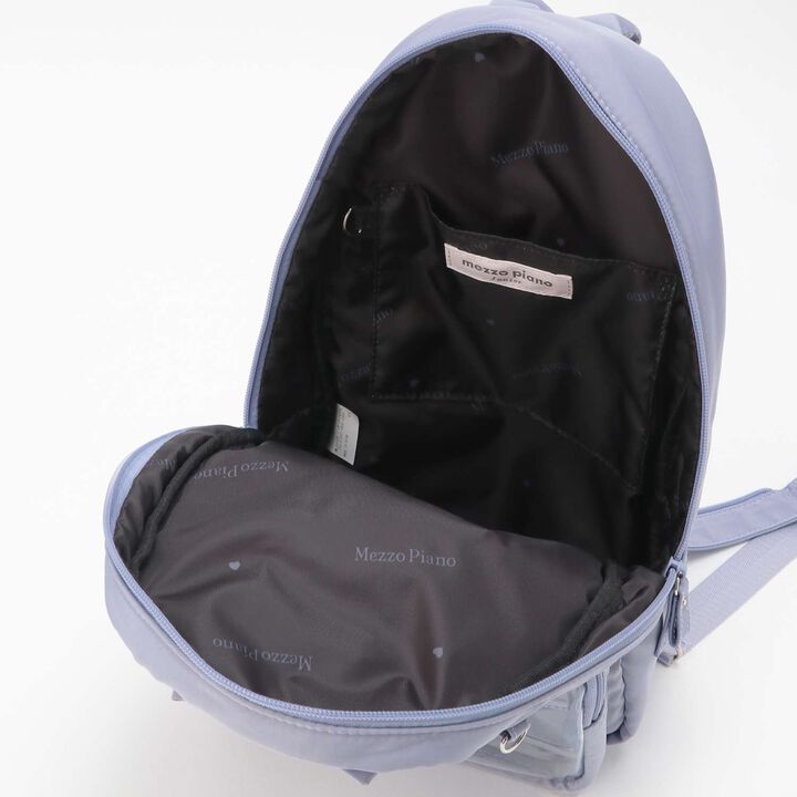 Lace-Up Ribbon Sling Bag,Black, medium image number 22
