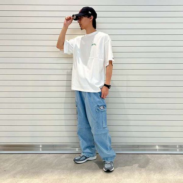 [FORGETNEVER] 2 WAY Denim Pants_GLSW,Deep blue, medium image number 16