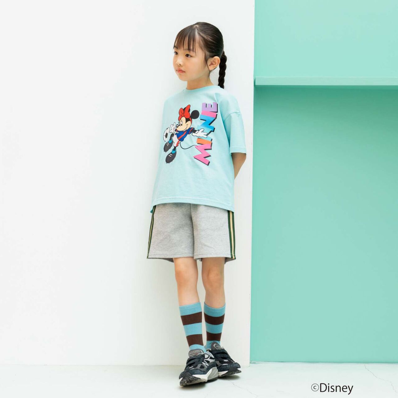 [Parent-Child Matching] [Disney] Soccer Short-Sleeve T-Shirt,White, large image number 6
