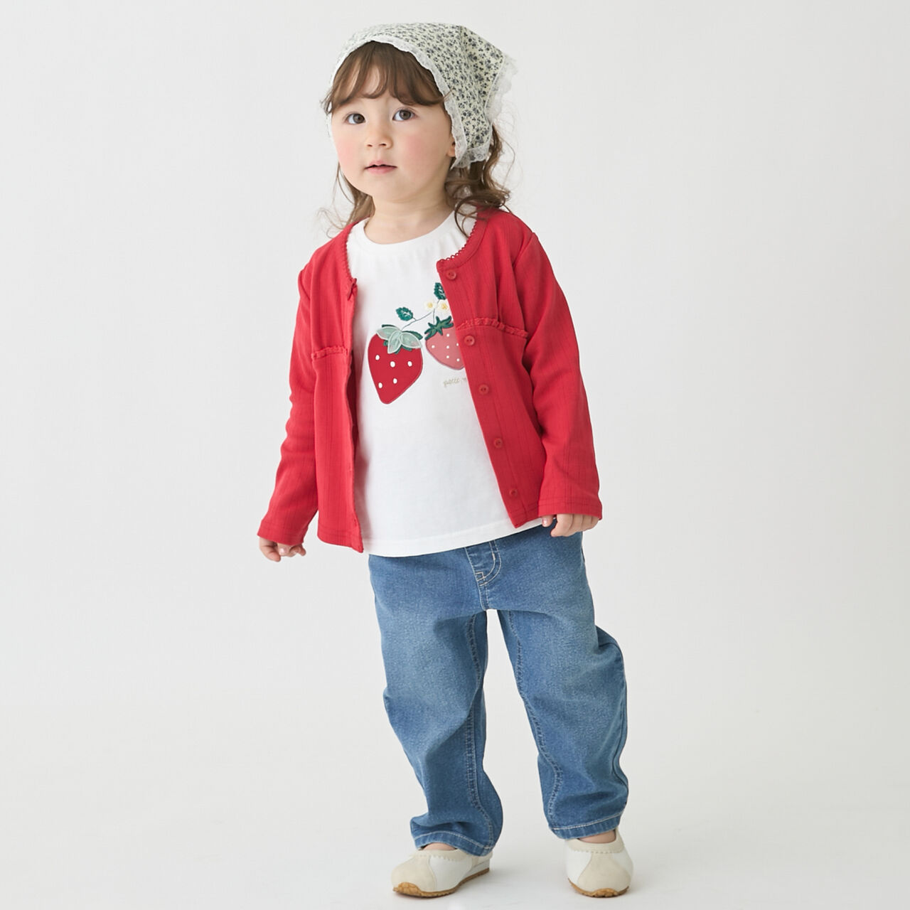 Link UV Needle-Punched Cut Cardigan,Multi color, large image number 2