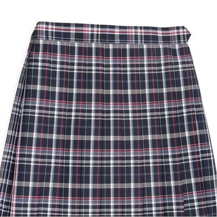 [Graduation Attire] with Ribbon Tie and Checkered Pleated Skirt-Pants,Black, medium image number 13