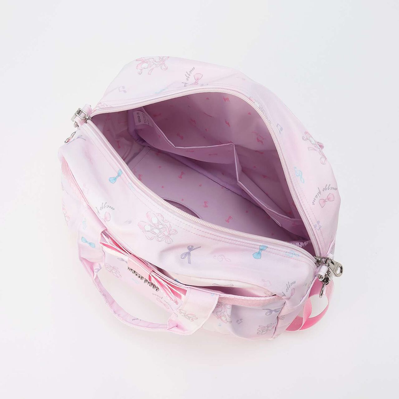 [Ballet] Ballet Pattern Boston Bag, Approx. 13L Capacity,Pink, large image number 10