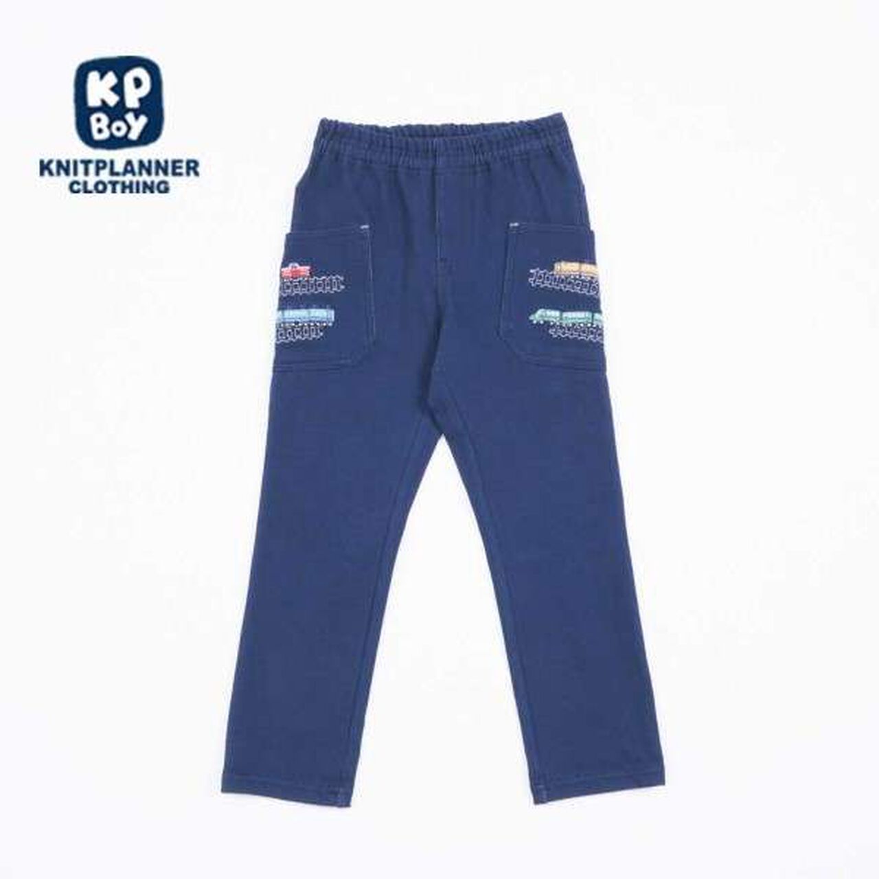 KPBOY Knit Twill Pants (0 to 0),Navy, large image number 0