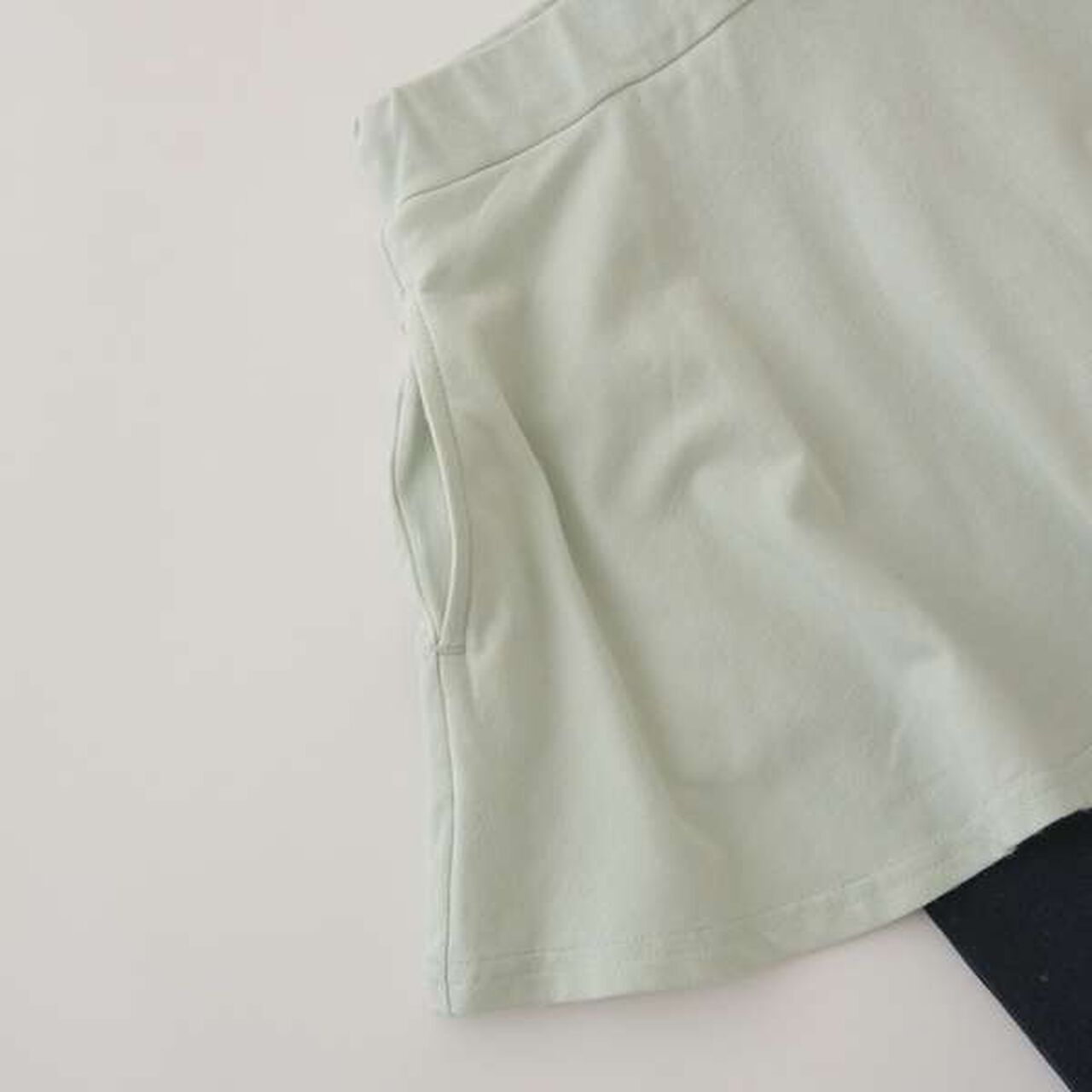 [Versatile Item] Stretchy 6/10 Length Skorts,Ink blue, large image number 14