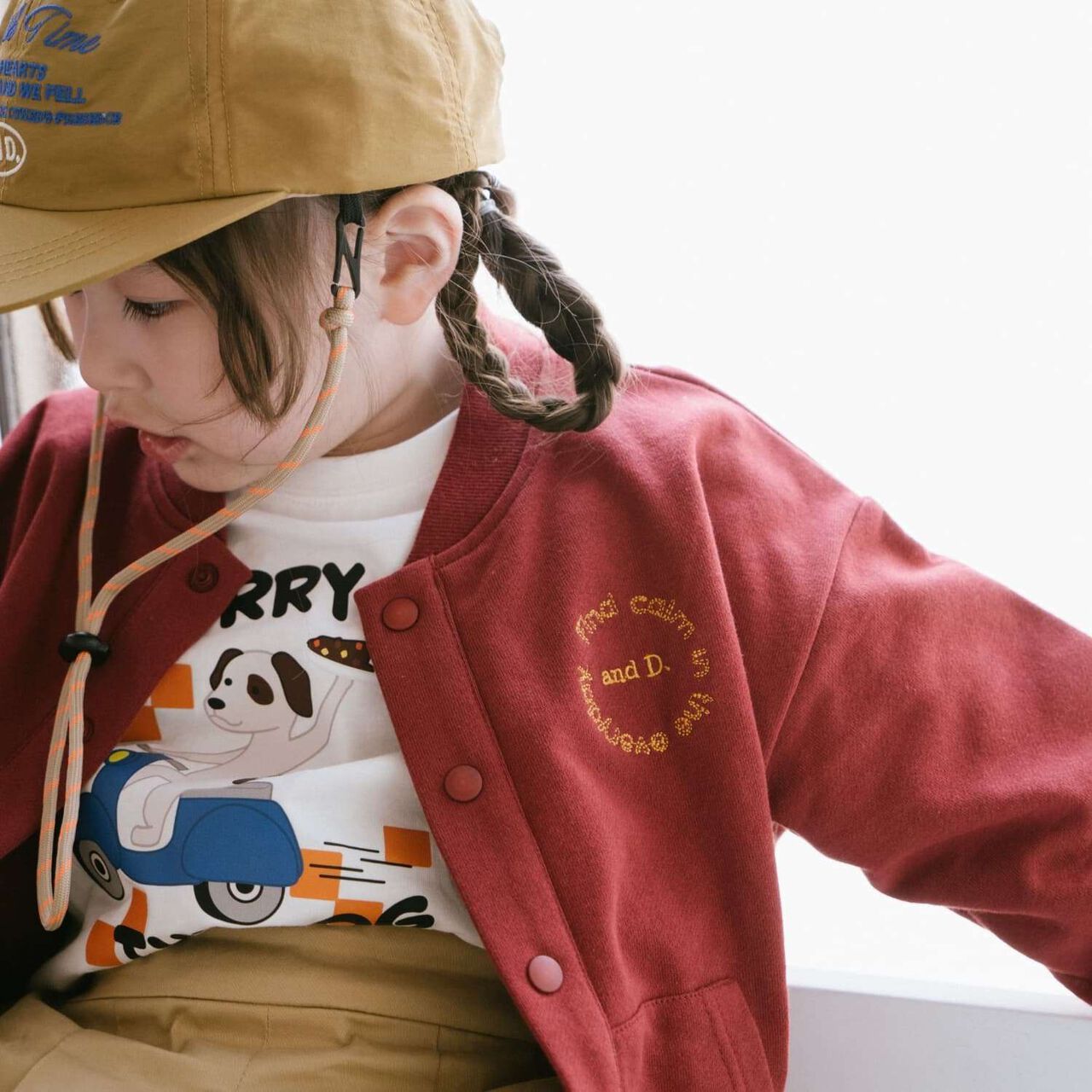 [365D] Cute OFUZAKE Long Sleeve T-Shirt,Sax blue, large image number 1